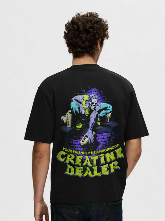 CREATINE DEALER OVERSIZED T-SHIRT Black