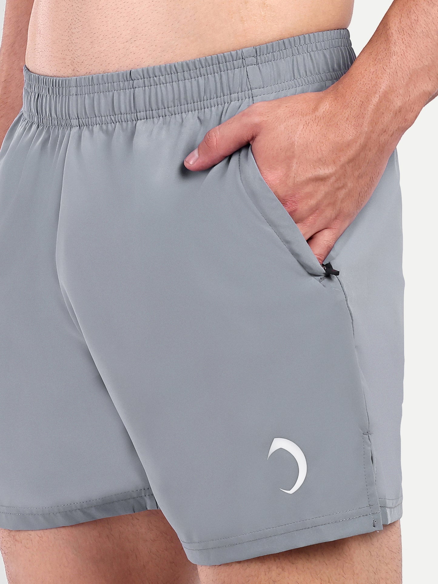 Power 5" Shorts - Charcoal Grey