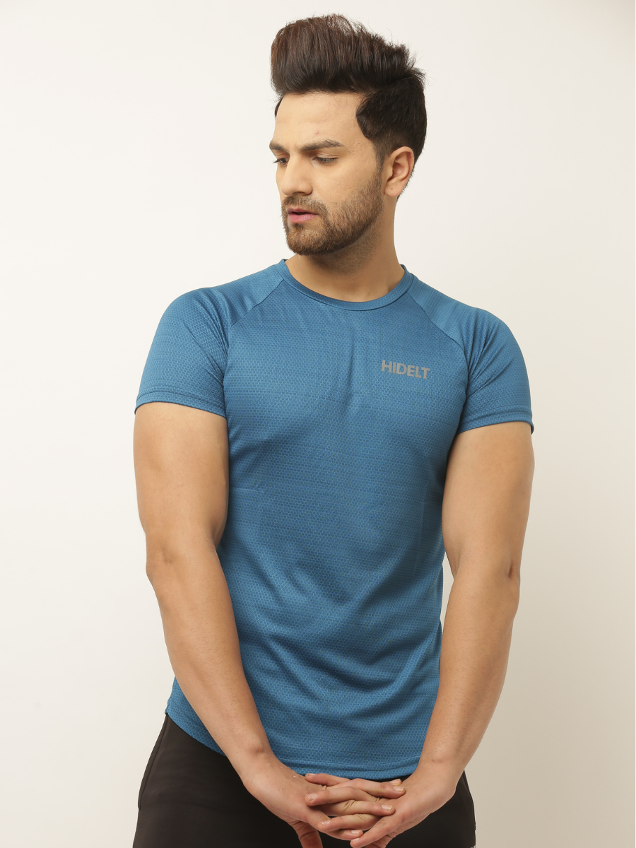 Blue Shirt Formal Shirts For Bodybuilders Buy Gym Wear For Men