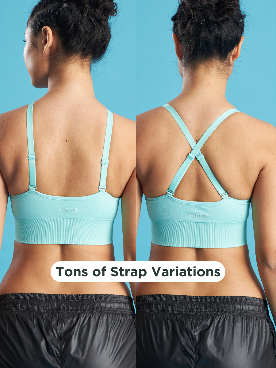 Seamless Sports Bra - Ocean Wave
