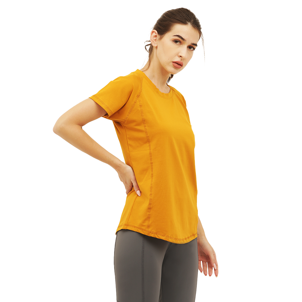 Mustard Raglan sleeve T-shirt