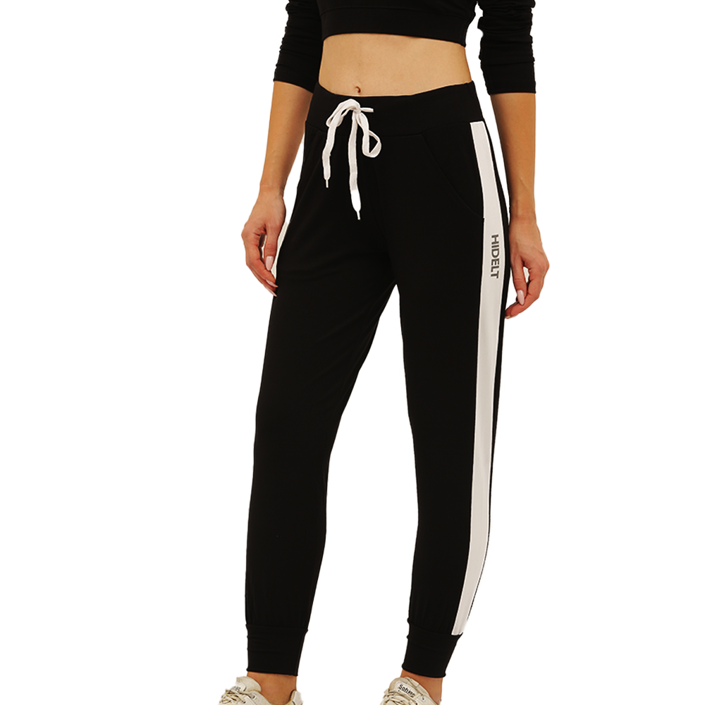 Women Casual Ankle fit Training Joggers Black