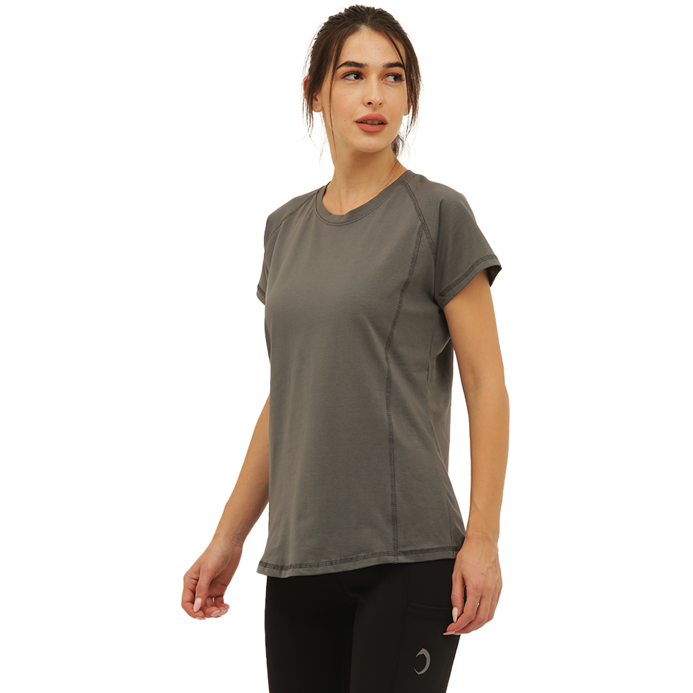 Dark Grey Raglan sleeve T-shirt