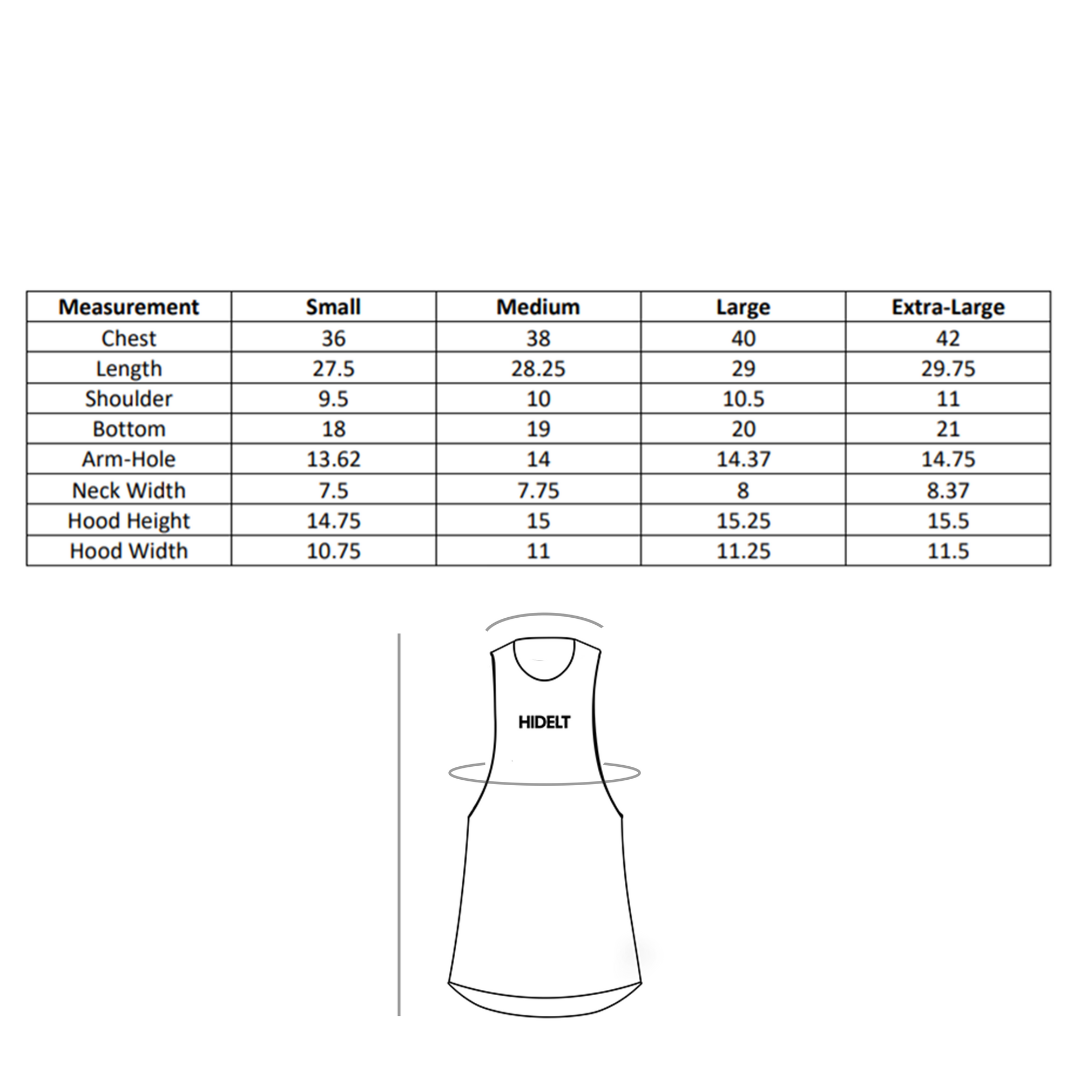 Men's gym Wear Drop Arm Tank - Carrot red color