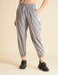 Women Grey NS Loose Fit Solid Training Woven Joggers