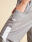 Women Grey NS Loose Fit Solid Training Woven Joggers