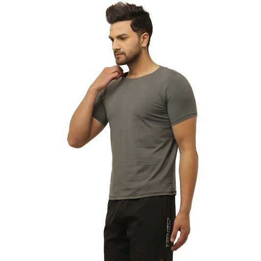 Men's Athletic Fit Gym wear T-Shirt - Color Grey