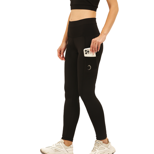 Black High Waist Fitness Leggings