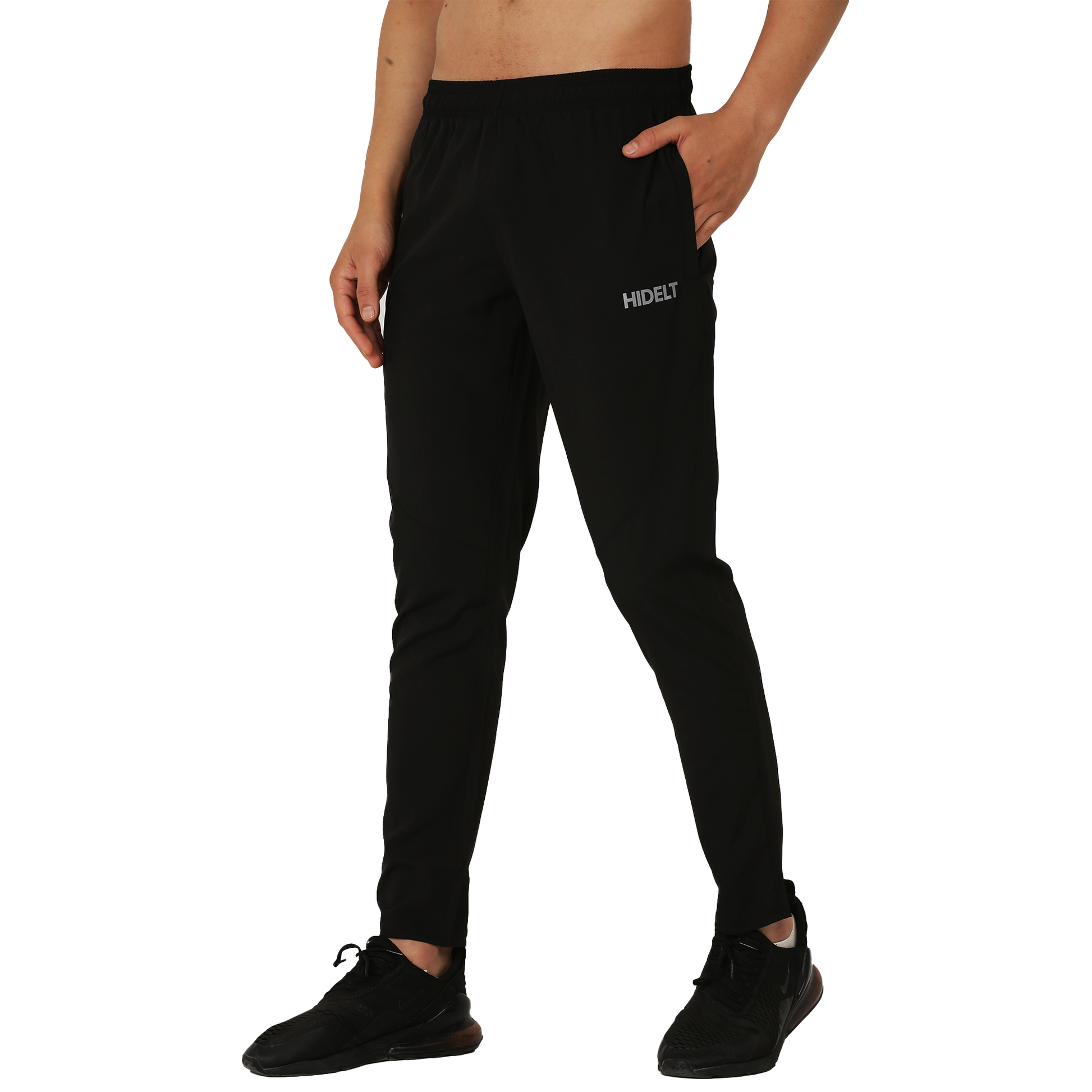 La Greca Nylon Gym Track Pants Gray | Versace US