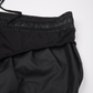 Women Black Loose fit Training and Running Shorts