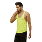 Men's Gym wear Solid Neon Stringer